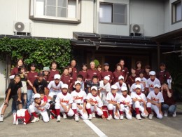 新潟　紫雲寺中学校野球部様2013年6月