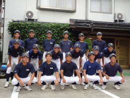 京都洛星高校硬式野球部2015年8月